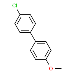 ChemSpider 2D Image | 4-Chloro-4'-methoxybiphenyl | C13H11ClO