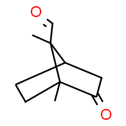 ChemSpider 2D Image | 1,7-Dimethyl-2-oxobicyclo[2.2.1]heptane-7-carbaldehyde | C10H14O2