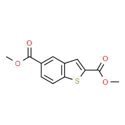 ChemSpider 2D Image | Dimethyl-1-benzothiophen-2,5-dicarboxylat | C12H10O4S