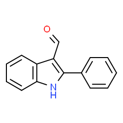 ChemSpider 2D Image | 3-Formyl-2-phenylindole | C15H11NO