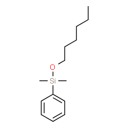 ChemSpider 2D Image | (Hexyloxy)(dimethyl)phenylsilane | C14H24OSi