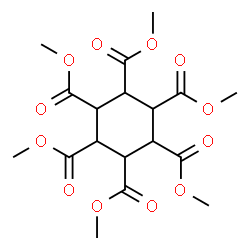 ChemSpider 2D Image | Hexamethyl 1,2,3,4,5,6-cyclohexanehexacarboxylate | C18H24O12
