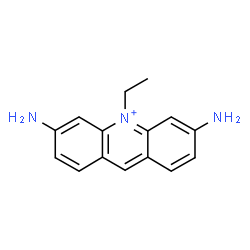 ChemSpider 2D Image | 3,6-Diamino-10-ethylacridinium | C15H16N3