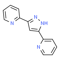 ChemSpider 2D Image | 3,5-di-(2-Pyridyl)pyrazole | C13H10N4
