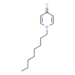 ChemSpider 2D Image | n-Octylpyridine-4-thione | C13H21NS
