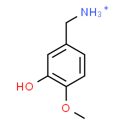 ChemSpider 2D Image | (3-Hydroxy-4-methoxyphenyl)methanaminium | C8H12NO2