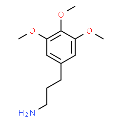 ChemSpider 2D Image | 3-(3,4,5-Trimethoxyphenyl)propylamine | C12H19NO3