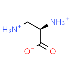 ChemSpider 2D Image | (2R)-2,3-Diammoniopropanoate | C3H9N2O2