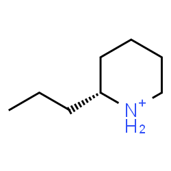 ChemSpider 2D Image | (2R)-2-Propylpiperidinium | C8H18N