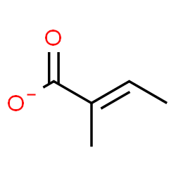 ChemSpider 2D Image | Tiglinate | C5H7O2