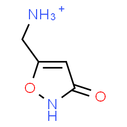 ChemSpider 2D Image | (3-Oxo-2,3-dihydro-1,2-oxazol-5-yl)methanaminium | C4H7N2O2
