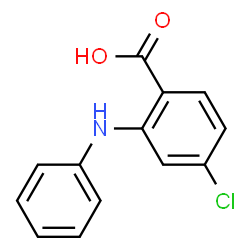 ChemSpider 2D Image | 2-Anilino-4-chlorobenzoic acid | C13H10ClNO2