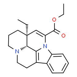 ChemSpider 2D Image | Ethyl (16alpha)-eburnamenine-14-carboxylate | C22H26N2O2