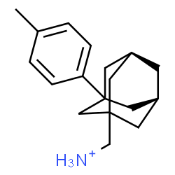 ChemSpider 2D Image | [(5R,7S)-3-(4-Methylphenyl)adamantan-1-yl]methanaminium | C18H26N