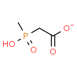 ChemSpider 2D Image | [Hydroxy(methyl)phosphoryl]acetate | C3H6O4P