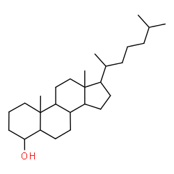 ChemSpider 2D Image | Cholestan-4-ol  | C27H48O