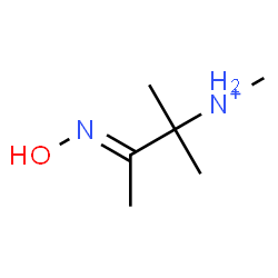 ChemSpider 2D Image | (3E)-3-(Hydroxyimino)-N,2-dimethyl-2-butanaminium | C6H15N2O
