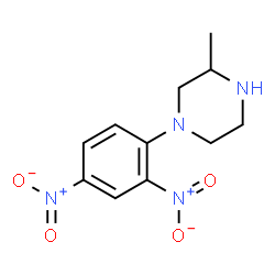 ChemSpider 2D Image | 1-(2,4-Dinitrophenyl)-3-methylpiperazine | C11H14N4O4