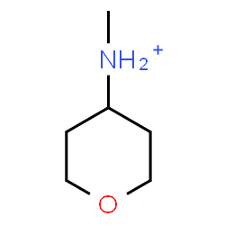 ChemSpider 2D Image | N-Methyltetrahydro-2H-pyran-4-aminium | C6H14NO