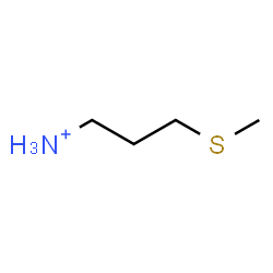 ChemSpider 2D Image | 3-(Methylsulfanyl)-1-propanaminium | C4H12NS