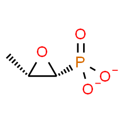 ChemSpider 2D Image | [(2R,3S)-3-Methyl-2-oxiranyl]phosphonate | C3H5O4P
