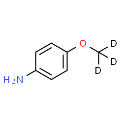 ChemSpider 2D Image | 4-[(~2~H_3_)Methyloxy]aniline | C7H6D3NO