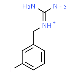 ChemSpider 2D Image | Diamino-N-(3-iodobenzyl)methaniminium | C8H11IN3