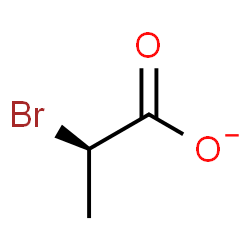 ChemSpider 2D Image | (2R)-2-Bromopropanoate | C3H4BrO2