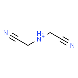 ChemSpider 2D Image | Cyano-N-(cyanomethyl)methanaminium | C4H6N3