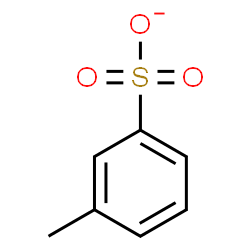 ChemSpider 2D Image | 3-Methylbenzenesulfonate | C7H7O3S
