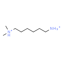 ChemSpider 2D Image | N,N-Dimethyl-1,6-hexanediaminium | C8H22N2