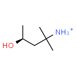 ChemSpider 2D Image | (4S)-4-Hydroxy-2-methyl-2-pentanaminium | C6H16NO