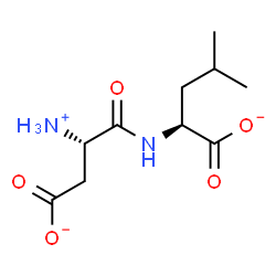 ChemSpider 2D Image | (2S)-2-{[(2S)-2-Ammonio-3-carboxylatopropanoyl]amino}-4-methylpentanoate | C10H17N2O5