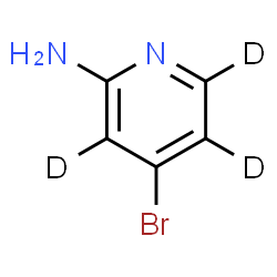 ChemSpider 2D Image | 4-Bromo-2-(~2~H_3_)pyridinamine | C5H2D3BrN2