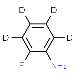 ChemSpider 2D Image | 2-Fluoro(~2~H_4_)aniline | C6H2D4FN