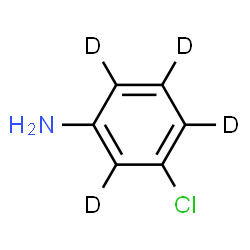 ChemSpider 2D Image | 3-Chloro(~2~H_4_)aniline | C6H2D4ClN