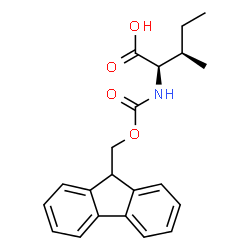 ChemSpider 2D Image | Fmoc-D-Ile-OH | C21H23NO4