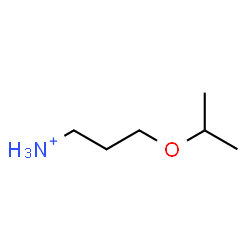 ChemSpider 2D Image | 3-Isopropoxy-1-propanaminium | C6H16NO