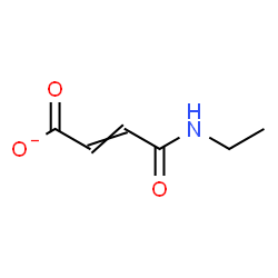 ChemSpider 2D Image | 4-(Ethylamino)-4-oxo-2-butenoate | C6H8NO3