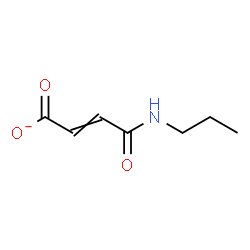 ChemSpider 2D Image | 4-Oxo-4-(propylamino)-2-butenoate | C7H10NO3