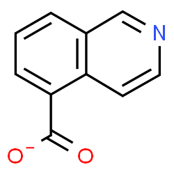 ChemSpider 2D Image | 5-Isoquinolinecarboxylate | C10H6NO2