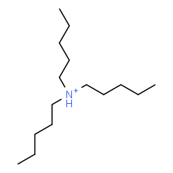 ChemSpider 2D Image | N,N-Dipentyl-1-pentanaminium | C15H34N