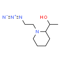 ChemSpider 2D Image | 1-[1-(2-Azidoethyl)-2-piperidinyl]ethanol | C9H18N4O