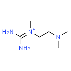 ChemSpider 2D Image | Diamino-N-[2-(dimethylamino)ethyl]-N-methylmethaniminium | C6H17N4