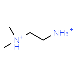 ChemSpider 2D Image | N,N-Dimethyl-1,2-ethanediaminium | C4H14N2