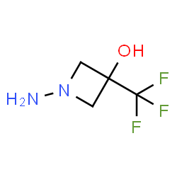 ChemSpider 2D Image | 1-Amino-3-(trifluoromethyl)-3-azetidinol | C4H7F3N2O