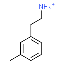 ChemSpider 2D Image | 2-(3-Methylphenyl)ethanaminium | C9H14N