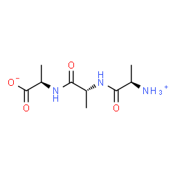 ChemSpider 2D Image | H-D-ALA-D-ALA-D-ALA-OH | C9H17N3O4
