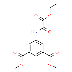 ChemSpider 2D Image | Dimethyl 5-{[ethoxy(oxo)acetyl]amino}isophthalate | C14H15NO7