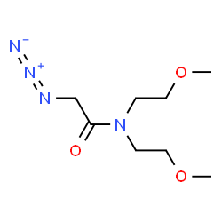 ChemSpider 2D Image | 2-Azido-N,N-bis(2-methoxyethyl)acetamide | C8H16N4O3